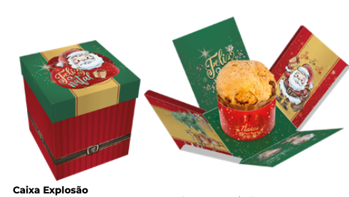 Caixa Explosão Polo Norte - pack 5 unidades