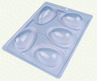 Thumbnail for Forma de Chocolate Especial 3 Partes - Ovo Liso 50g - BWB10467
