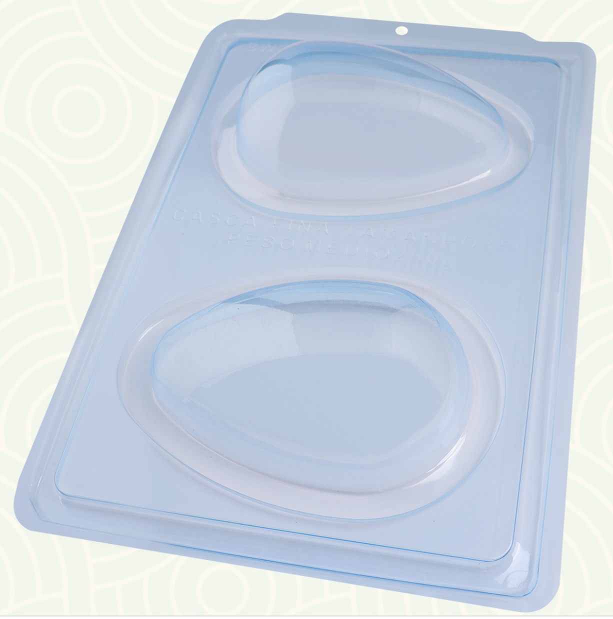 Forma de Chocolate Especial 3 Partes - Ovo 350gr Casca Fina - BWB3687