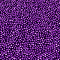 Thumbnail for Pérolas Metalizadas Violeta 7mm - 65g