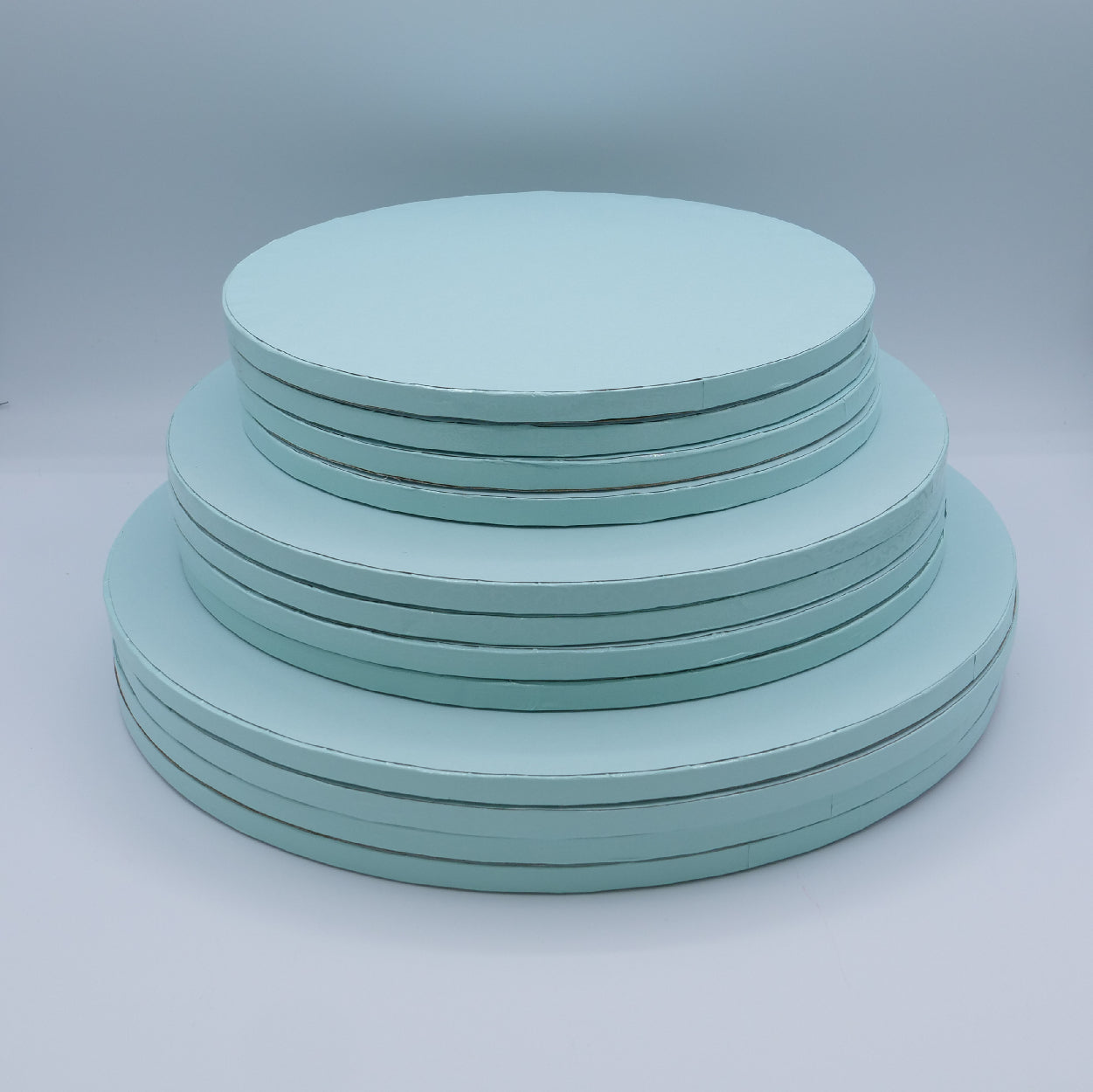 Base Alta Redonda Ø30cm- Azul Claro