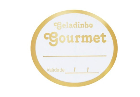 Etiqueta Adesiva Geladinho Gourmet 100UN