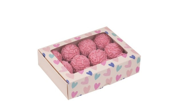 Caixas Practice Amor em Doces 12 Doces - Kit 10 unidades