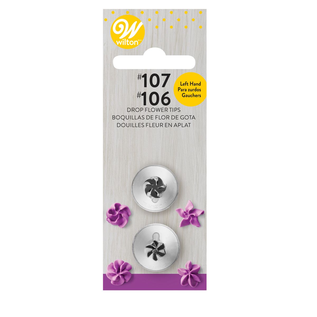 Bicos De Confeitar - Kit Bico Wilton Para Canhoto #106L E #107L