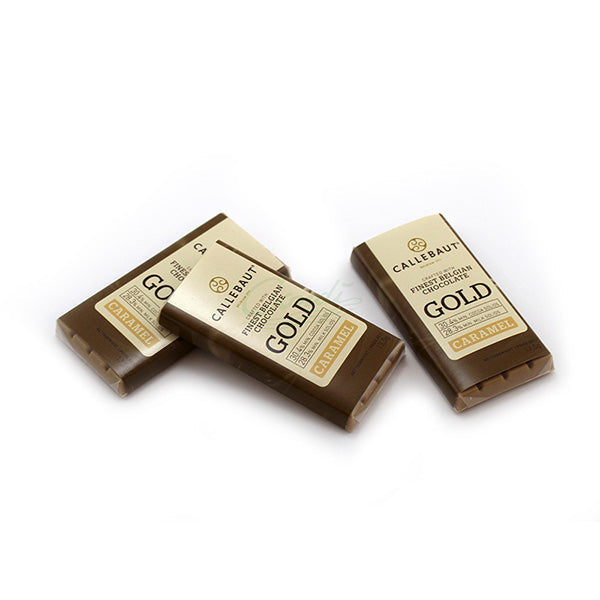 Chocolates - Napolitana Gold Callebaut - 13,5g - Kit 15 Unidades