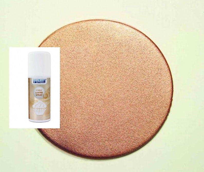 Corantes Alimentares - Corante Spray Dourado Rose 100ml PME