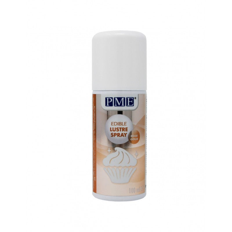 Corantes Alimentares - Corante Spray Dourado Rose 100ml PME