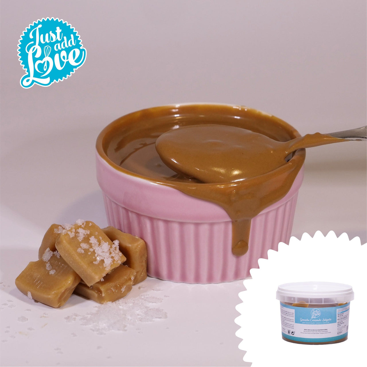 Cremes E Recheios - Recheio Ganache Caramelo Salgado 500g