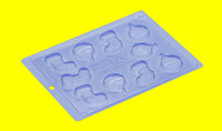 Thumbnail for Forma De Chocolate - Forma Acetato Simples - Bola E Botinha - PF161