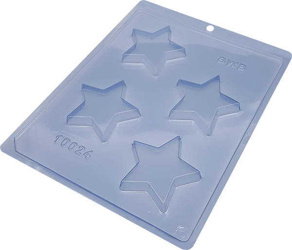 Forma De Chocolate - Forma Acetato Simples - Estrela Grande - BWB10024