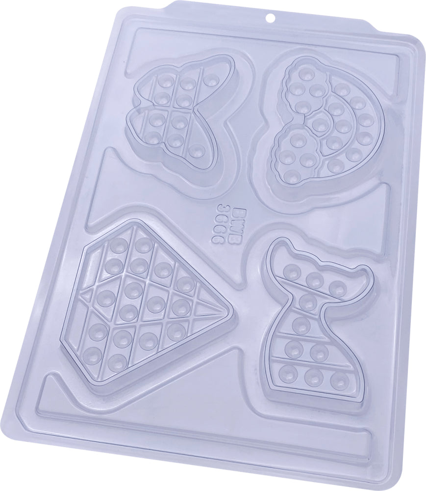 Forma De Chocolate - Forma Acetato Simples - Pop It Divertido 1 - BWB3666