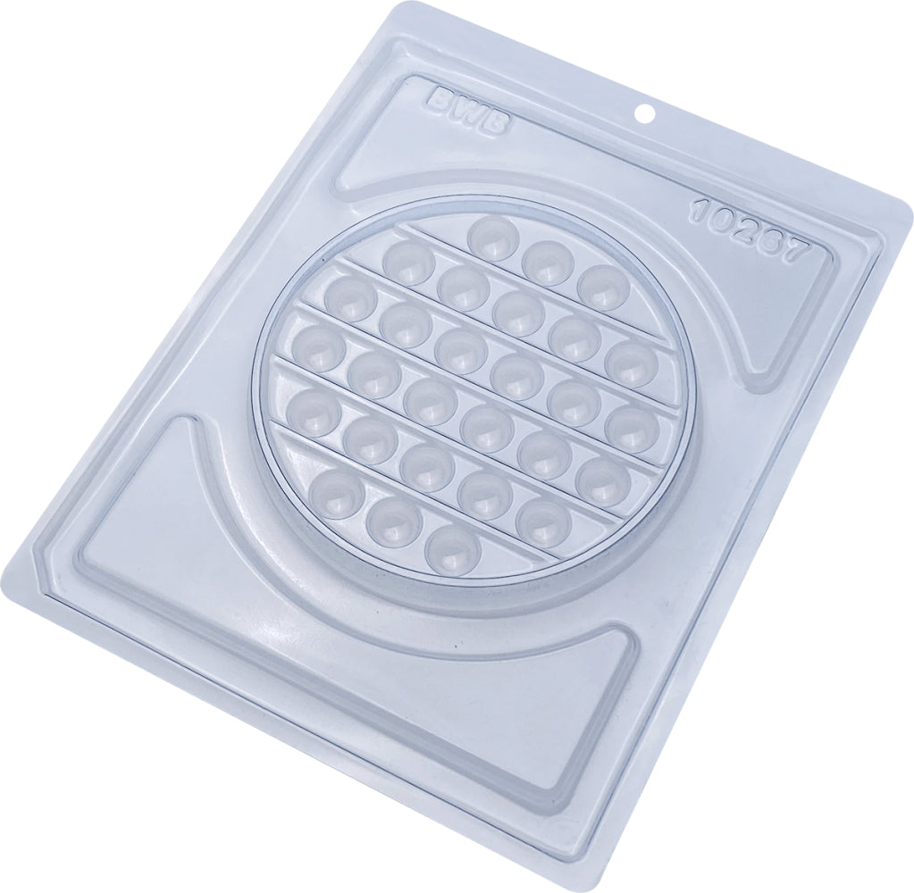 Forma De Chocolate - Forma Acetato Simples - Pop It Redondo - BWB10267