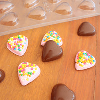 Thumbnail for Forma De Chocolate - Forma Acetato Simples - SP 25 Coração Liso Pequeno - BWB3579