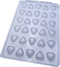 Thumbnail for Forma De Chocolate - Forma Acetato Simples - SP 25 Coração Liso Pequeno - BWB3579