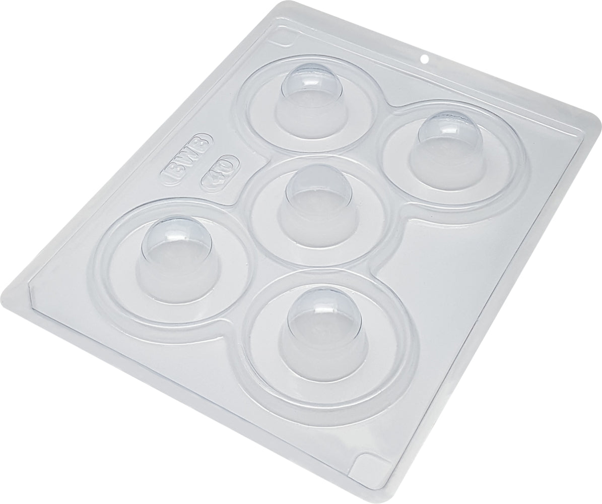 Forma De Chocolate - Forma De Chocolate Especial 3 Partes - Bombom E Trufa Especial BWB40