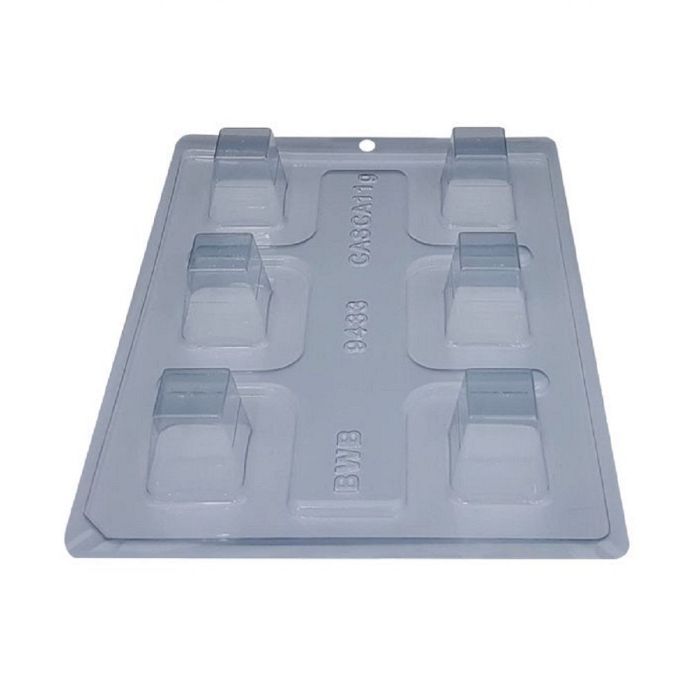 Forma De Chocolate - Forma De Chocolate Especial 3 Partes - Caixinha Alongada - BWB9433