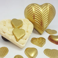 Thumbnail for Forma De Chocolate - Forma De Chocolate Especial 3 Partes - CORAÇÃO TEXTURA PLUMAS (9396) - BWB