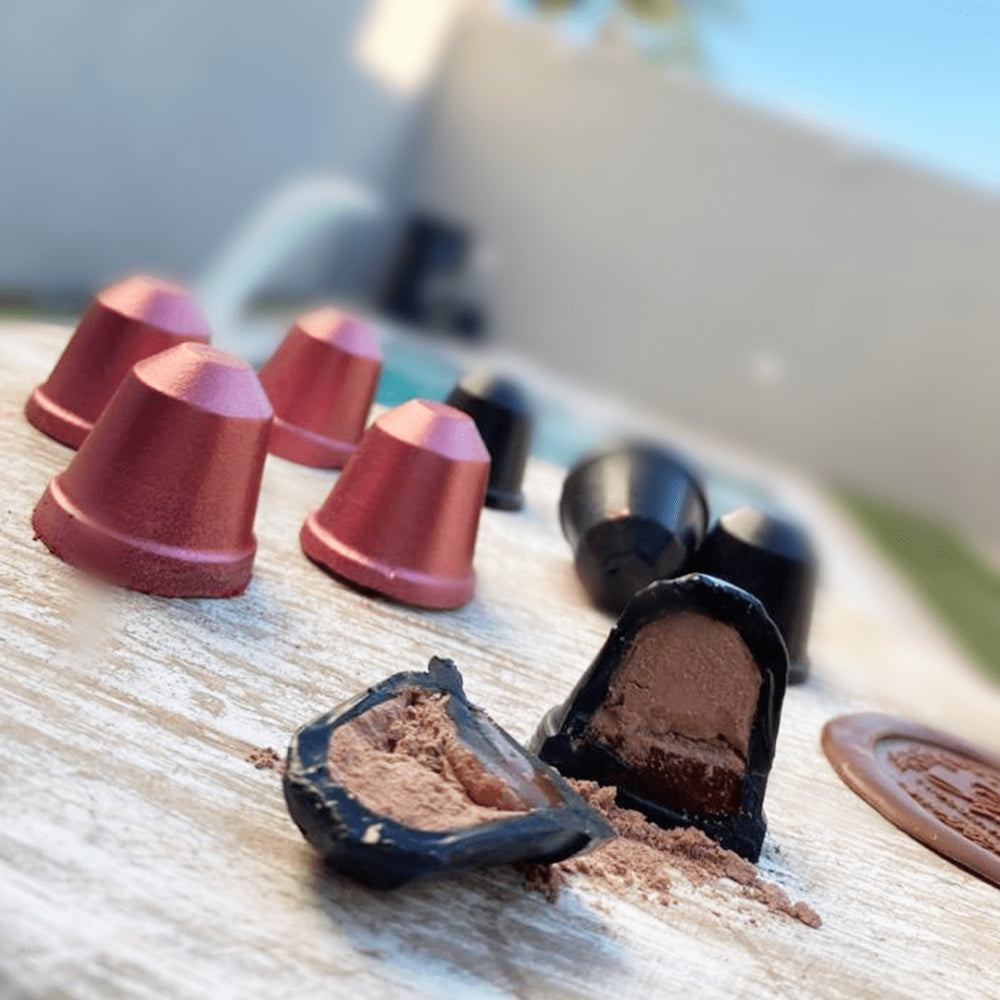 Forma De Chocolate - Forma De Chocolate Especial 3 Partes - Mini Capsula De Café - BWB10119