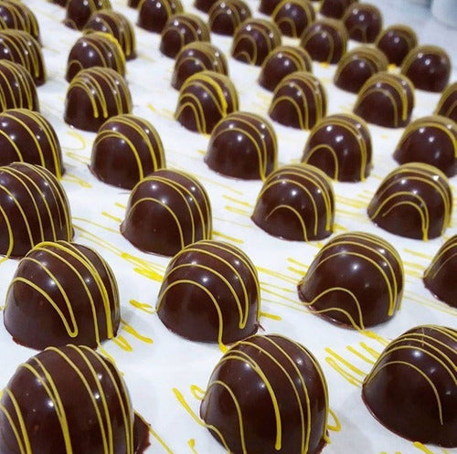 Forma De Chocolate - Forma De Chocolate Especial 3 Partes - Mini Trufa - BWB813