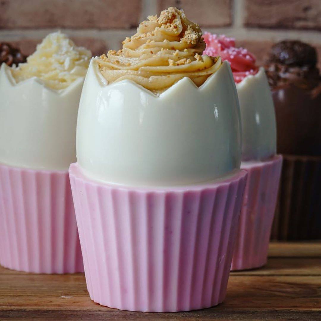 Forma De Chocolate - Forma De Chocolate Especial 3 Partes - OVO CUPCAKE (1265) - BWB