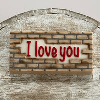 Thumbnail for Forma De Chocolate - Forma De Chocolate Especial 3 Partes - Tablete I Love You - BWB 10166
