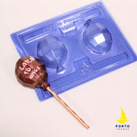 Thumbnail for Forma De Chocolate - Forma De Chocolate Especial 3 Partes - Topo De Bolo Bexiga – PF1200