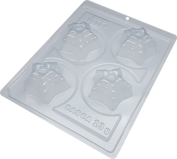 Forma De Chocolate - Forma De Chocolate Especial 3 Partes - Trufa Estrela BWB10104