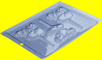Thumbnail for Forma De Chocolate - Forma De Chocolate - Pirulito Coelho Dentinho (425)