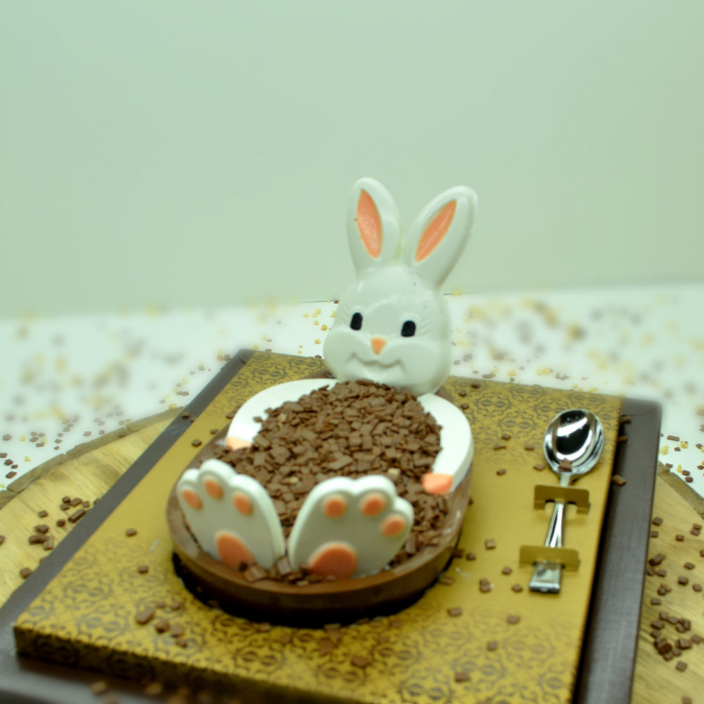 Forma De Chocolate - Forma Linha Simples – Acetato - Partes Coelho - BWB9861