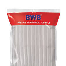 Forma De Chocolate - Palito Para Pirulito Grande (Tubo De Pet Cristal Nº28) - Pacote C/ 50 UND