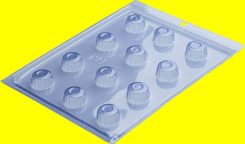 Forma Linha Simples – Acetato - Bombom Detalhado II – PF521