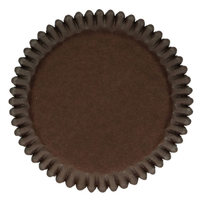 Formas Diversas - Cápsula Para Cupcake Castanho - 48 Unidades