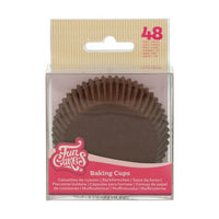 Thumbnail for Formas Diversas - Cápsula Para Cupcake Castanho - 48 Unidades