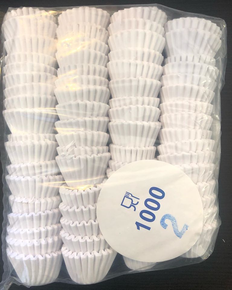 Forminhas Para Doces - Forminhas Nº 5 Com 1000 Unidades - BRANCA