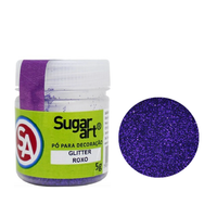 Thumbnail for Glitter em Pó para Decoração Roxo 5g - Sugar Art