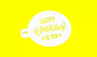 Thumbnail for Stencil Happy Birthday 15cm - Porto Formas