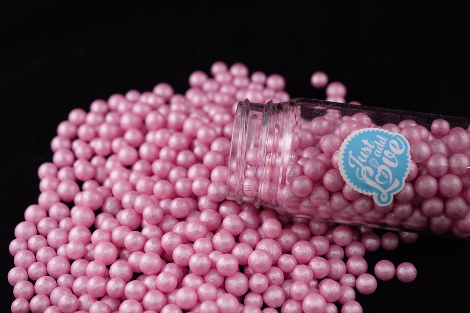 Pérolas Rosa Claro L - 70 Gr