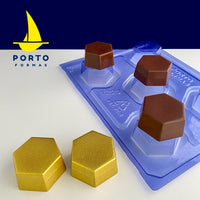 Thumbnail for Forma de Chocolate Especial 3 Partes - Bombom Colméia - PF1223