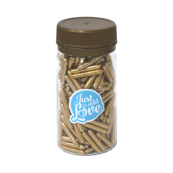 Sprinkles E Pérolas - Bastonete Ouro Vintage - 65g