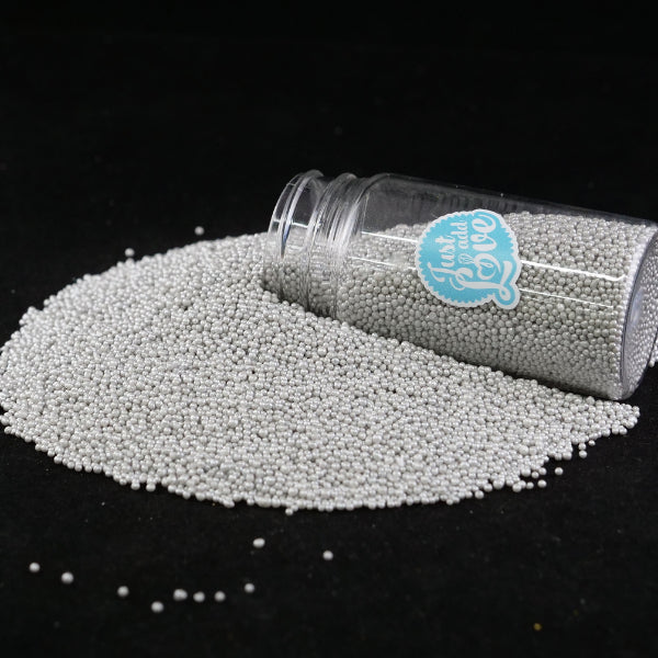 Sprinkles E Pérolas - Missanga Prateada 75 Gr