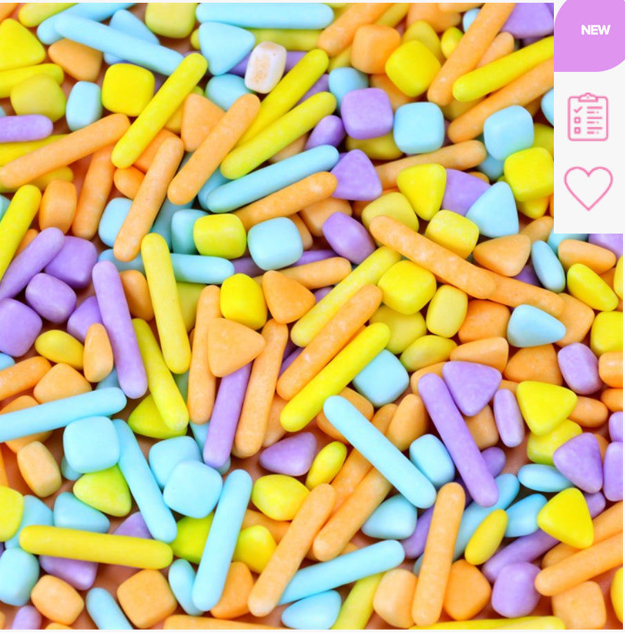 Sprinkles E Pérolas - Mix Matte Pastel PME - 60g