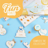 Thumbnail for Utensílios E Acessórios - PME Fun Fonts - Cupcake E Biscoito - Coleção 2