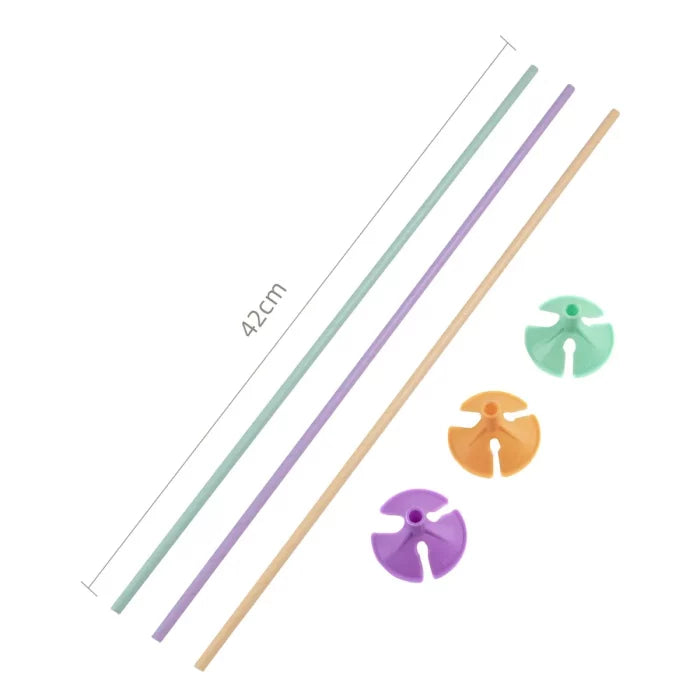 Varetas  para Balões 42cm Coloridas – 12 Unids