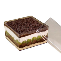 Thumbnail for Cake Box Quadrado Cristal Com Tampa - BLUESTAR