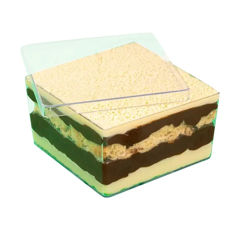 Cake Box Quadrado Cristal Com Tampa - BLUESTAR