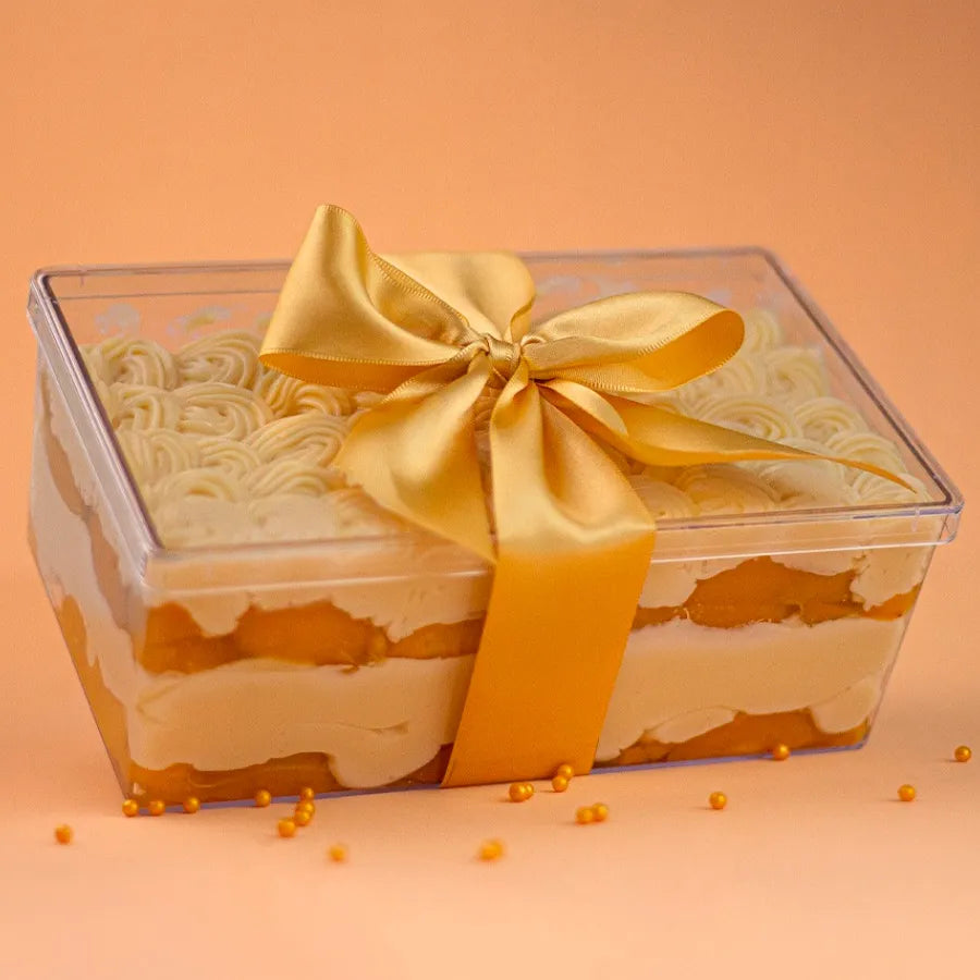 Cake Box Retangular Cristal Com Tampa - BLUESTAR