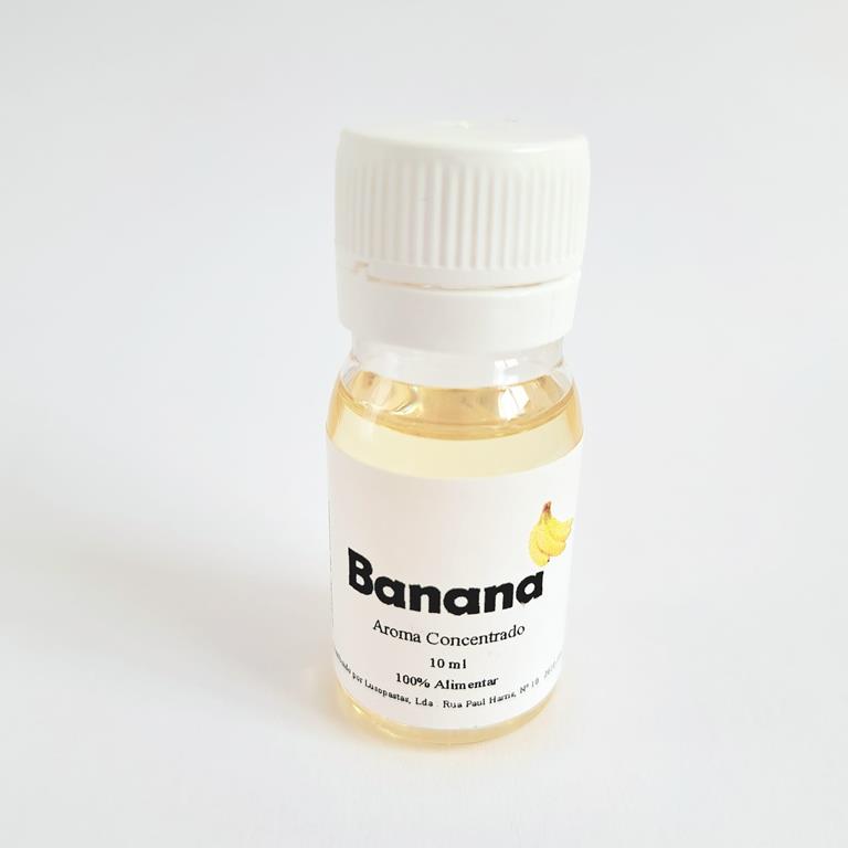 Aroma Concentrado Banana 10ml - LusoPastas