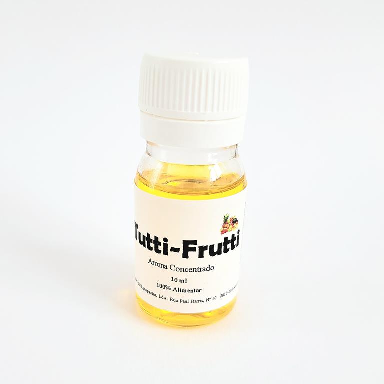 Aroma Concentrado Tutti-frutti 10ml - LusoPastas