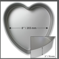 Thumbnail for Forma Alumínio Coração 20,3cm x 7,6 cm - PME