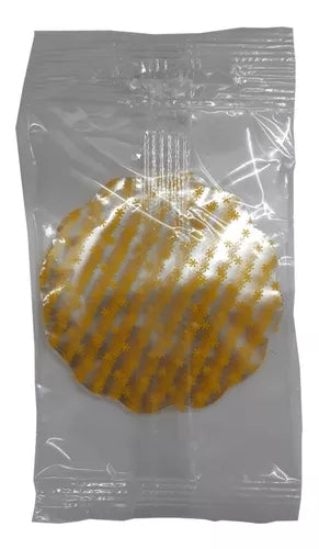 Tapetinho Para Brigadeiro Asterisco Amarelo 7cm